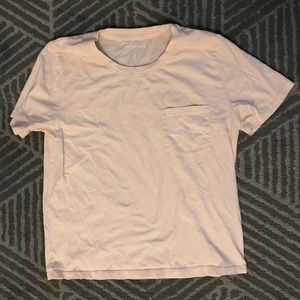 Everlane light pink Pocket t